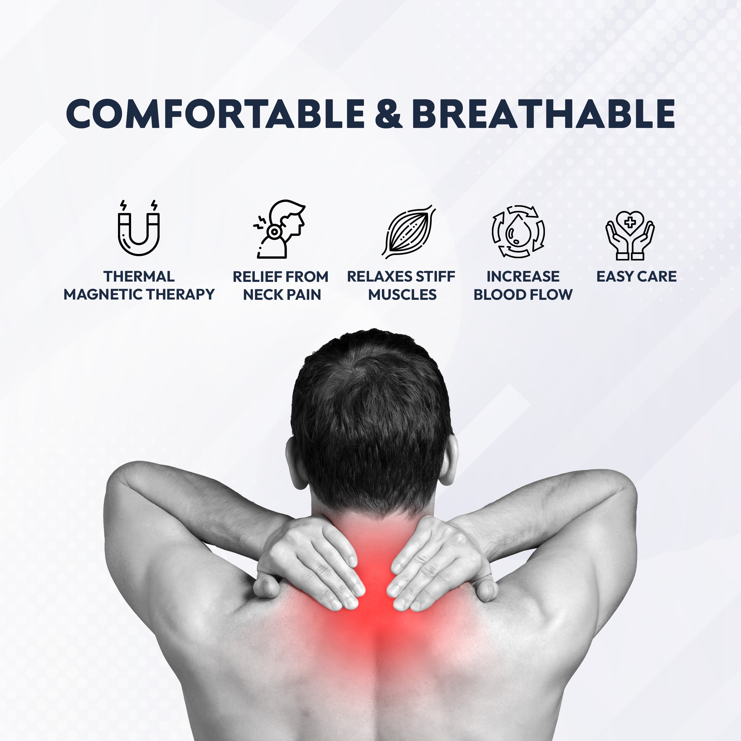 i5Joints Far Infrared Neck Support Advanced Self-Heating Magnetic Therapy for Natural Neck Pain Relief i5Joints Far Infrared Neck Support Advanced Self-Heating Magnetic Therapy for Natural Neck Pain Relief
